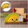2024 New Emotional Support Taco, Handmade Emotional Support Plush, Emotional Support Dumplings, Emotional Support Crochet for Friend Family Encourage Gifts (B-2pcs) view 3
