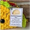 2024 New Emotional Support Taco, Handmade Emotional Support Plush, Emotional Support Dumplings, Emotional Support Crochet for Friend Family Encourage Gifts (B-2pcs) view 4