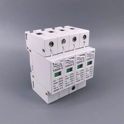 PGMTDEFXJO Circuit Breaker AC SPD 4P 20ka~40ka 275V House Surge Protector Protection Guard Low Voltage Arrester Device