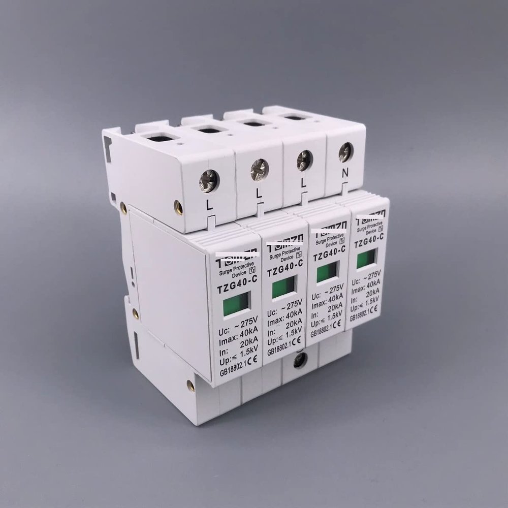 PGMTDEFXJO Circuit Breaker AC SPD 4P 20ka~40ka 275V House Surge Protector Protection Guard Low Voltage Arrester Device