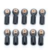 WEFEINO 10PCS M2 Plastic Tie Rod End Ball Joint Link Ball Head Holder for 1/10 Axial SCX10 90046 90047 TRX4 RC Crawler Car (#B) view 4