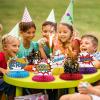 12PCS Hero Party Decoration Hero Honeycomb Centerpieces 3D Hero Table Topper Paper Large Word Centerpieces Hero Action Sign Standing Cards for Happy Birthday Baby Shower Party Supplies view 2