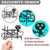 Sotpot 1PC Cat Birthday Cake Topper Black Glitter Kitten Cake Picks for Cat Kitten Theme Baby Shower Kids Birthday Decoration Supplies view 3