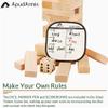 ApudArmis Giant Tumble Tower Stack to Over 5.2Ft, 60 PCS Pine Wooden Stacking Timber Tower,Classic Block Giant Outdoor Indoor Game for Adults, Fun Game at Backyard, Lawn, Party with Family & Friends view 4