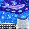 21 Sets of Films, Night Light Projector for Kids Bedroom, Ceiling, Baby Night Light Projector, Star Projector with 360 Rotation Dimmable for Baby Girls Boys, Birthday, Christmas, Nursery, Room Decor view 1