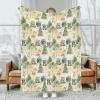 SqtmuHLuo Animals Baby Blanket for Boys Girls Bear Rabbit Raccoon Flannel Baby Receiving Swaddle Blankets Dog Crib Stroller Nursery Bed Blanket Neutral for Newborn Infant White 30x40inch view 4