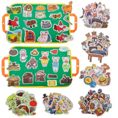 CHEFAN 8 Pack Felt Board Stories Set, Flannel Board Stories