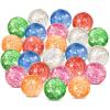 Hxezoc 24 Pcs Glitter Bouncy Balls for Kids, 32mm 6 Colors Rubber Bounce Balls Bulk for Party Favors, Goodie Bag Fillers, Easter Gift Bag Stuffers, Basket Stuffers, Classroom Prizes view 1