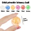 Hxezoc 24 Pcs Glitter Bouncy Balls for Kids, 32mm 6 Colors Rubber Bounce Balls Bulk for Party Favors, Goodie Bag Fillers, Easter Gift Bag Stuffers, Basket Stuffers, Classroom Prizes view 2