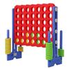 LDDAL Patent Authorized Giant 4 Connect in a Row Game, Height Adjustable Jumbo Yard Games for Kids and Adults Outdoor Play, Backyard Large Four Connect Floor Games (Blue/Red) view 1