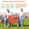 LDDAL Patent Authorized Giant 4 Connect in a Row Game, Height Adjustable Jumbo Yard Games for Kids and Adults Outdoor Play, Backyard Large Four Connect Floor Games (Blue/Red) view 4