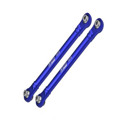 Aluminum 7075 Alloy Front Steering Toe Links for Traxxas 1:8 4WD Maxx Slash 6S-102076-4/1:10 4WD Maxx-89076-4 Monster Truck Upgrades - Blue