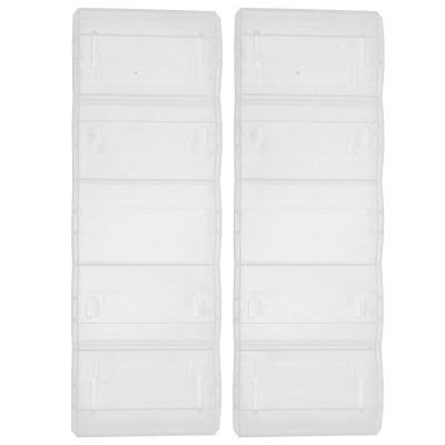 JOINPAYA 2pcs Clear Poker Chip Holder with for Organized Storage of Poker Chips and Items Transparent Case for and Party Use