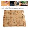 XHTLLO Traditional Chinese Chess Set, Portable Xiangqi Strategy Board Game for 2 Players with Foldable Chessboard and Gold Chess Box, Educational and Entertaining Family Gathering view 2