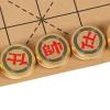 XHTLLO Traditional Chinese Chess Set, Portable Xiangqi Strategy Board Game for 2 Players with Foldable Chessboard and Gold Chess Box, Educational and Entertaining Family Gathering view 3