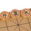 XHTLLO Traditional Chinese Chess Set, Portable Xiangqi Strategy Board Game for 2 Players with Foldable Chessboard and Gold Chess Box, Educational and Entertaining Family Gathering view 4