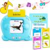 French & English Talking Flash Cards for Toddler, Learning Montessori Toys with 224 Sight Words, Speech Therapy Toys, Children's Sensory Preschool Learning Educational Birthday view 1