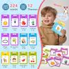 French & English Talking Flash Cards for Toddler, Learning Montessori Toys with 224 Sight Words, Speech Therapy Toys, Children's Sensory Preschool Learning Educational Birthday view 3