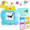 German & English Talking Flash Cards for Toddler, Learning Montessori Toys with 224 Sight Words, Speech Therapy Toys, Children's Sensory Preschool Learning Educational Birthday view 1