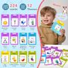 German & English Talking Flash Cards for Toddler, Learning Montessori Toys with 224 Sight Words, Speech Therapy Toys, Children's Sensory Preschool Learning Educational Birthday view 3