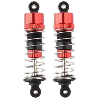 GDOOL 16208 RC Car Aluminum Alloy Capped Shock Absorber Kits 16500R Accessories Spare Parts for 16208 16209 H16E HP163S 1:16 Brushless RC Trucks Vehicle