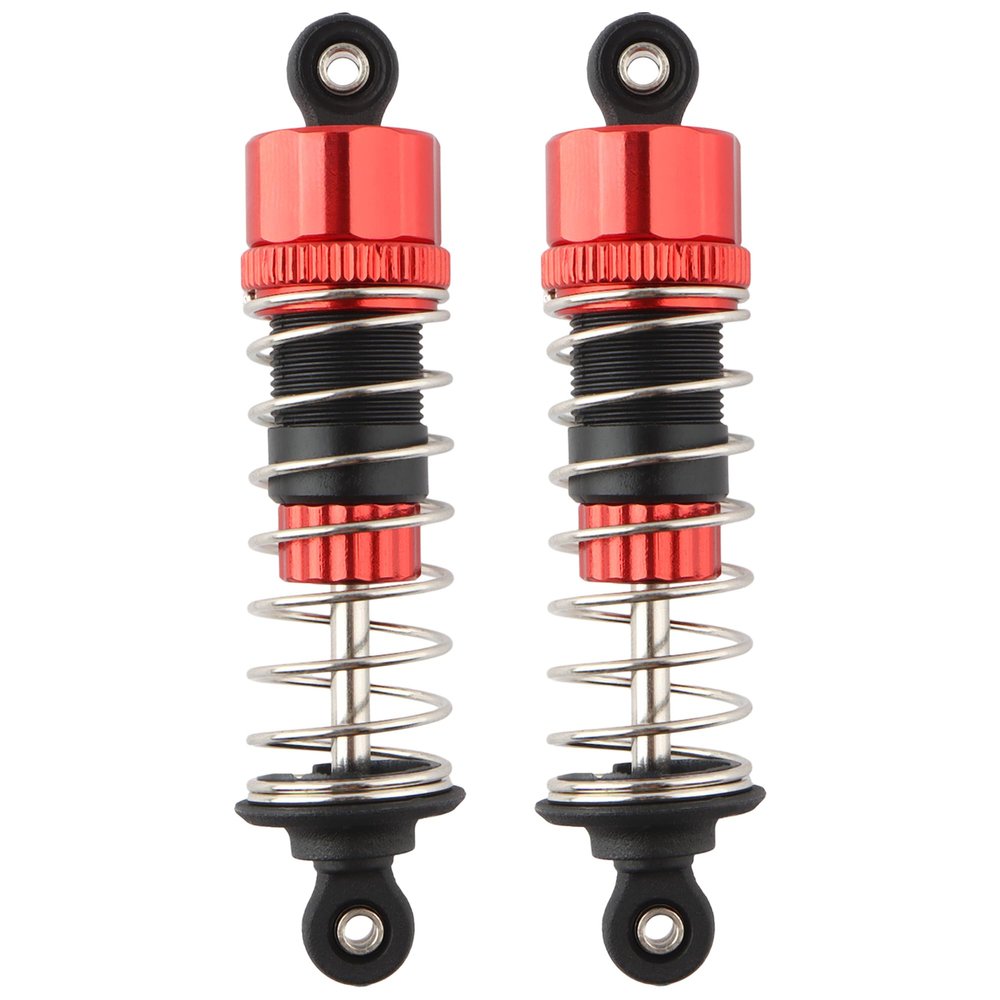 GDOOL 16208 RC Car Aluminum Alloy Capped Shock Absorber Kits 16500R Accessories Spare Parts for 16208 16209 H16E HP163S 1:16 Brushless RC Trucks Vehicle