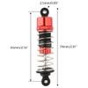 GDOOL 16208 RC Car Aluminum Alloy Capped Shock Absorber Kits 16500R Accessories Spare Parts for 16208 16209 H16E HP163S 1:16 Brushless RC Trucks Vehicle view 4