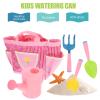 JOINPAYA 1set Boy Girl Gardening Tool Set Garden Tools for Boy Girl Includes Shovel Rake Watering Can and Tote Bag for Outdoor Gardening Fun view 2