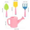 JOINPAYA 1set Boy Girl Gardening Tool Set Garden Tools for Boy Girl Includes Shovel Rake Watering Can and Tote Bag for Outdoor Gardening Fun view 4