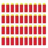 OIMIO Half Length Darts Refill Pack, 200pcs Short Soft Darts Bullet Compatible with Dart Zone, Nerf, Worker, Zhenweiqi, 14+ (Yellow red) view 1