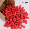 OIMIO Half Length Darts Refill Pack, 200pcs Short Soft Bullets Compatible With Dart Zone, Nerf, Worker, Zhenweiqi, 14+ (Red) view 2