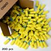 OIMIO Half Length Darts Refill Pack, 200pcs Short Soft Bullets Compatible With Dart Zone, Nerf, Worker, Zhenweiqi, 14+ (Blue Yellow) view 3