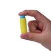 OIMIO Half Length Darts Refill Pack, 200pcs Short Soft Bullets Compatible With Dart Zone, Nerf, Worker, Zhenweiqi, 14+ (Blue Yellow) view 4