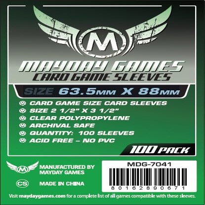 Mayday Games Dead Man's Draw- Standard Compatible Card Sleeve Bundle