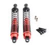 VERBANA 2 PCS 1/10 RC Car Oil Filled Aluminum After Shock Absorber Assembled Kit Replacement for E10MT E10MTL 1/10 RC Monster Truck Car Upgrade Accessories Parts (Color : Red) view 1