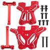BRCatWPark Alloy Shock Tower Shock Mounts Upgrades Part for 1/18 LaTrax Teton/LaTrax Desert Prerunner,Aluminum Front Rear Shock Tower Shock,Red view 1