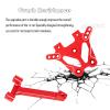 BRCatWPark Alloy Shock Tower Shock Mounts Upgrades Part for 1/18 LaTrax Teton/LaTrax Desert Prerunner,Aluminum Front Rear Shock Tower Shock,Red view 3