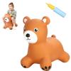 INPANY Bouncy Horse, Bear Hopper Toys, Toddlers Bouncing Animal, Kid Ride on Rubber Bouncer, Outdoor Indoor Cute Birthday Gifts for 2 3 4 Year Old Girls Boys view 1