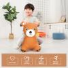 INPANY Bouncy Horse, Bear Hopper Toys, Toddlers Bouncing Animal, Kid Ride on Rubber Bouncer, Outdoor Indoor Cute Birthday Gifts for 2 3 4 Year Old Girls Boys view 4