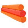 Chochkees 3-Pack Orange Red Variety Pool Noodles 52" x 2.5" Inch Swimming Solid Core Foam Tube, Floating Thick Noodles for Floating, Pool Accessories (Orange, Red Variety, 3-Pack) view 1