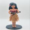 Shaka Doll  Dashboard Hula Doll with Surfboard and Ukulele | Hawaiian Car Accessory Doll & Desk Decor | Posable Figurine and Collectible view 4
