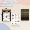 Chuxvon Retirement Bingo Cards, Gold and Black Theme Game for 24 Players, Bingo Activities for Adult Family Friends Office, Retirement Party Favors Supplies Decorations(06) view 2
