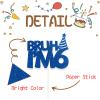 Bruh I'm 6 Cake Topper Blue Glitter 6th Birthday Party Cake Decor for Kids Boys Happy 6th Birthday Sign Funny Six Years Old Birthday Party Decoration Supplies view 3
