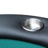 INO Design 73inch Oval Light Series Green Felt Foldable Poker Table view 3
