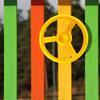 3 Pack Playground Steering Wheel Swingset Playset Wheel Toys Plastic Steering Wheel for Kids Outdoor Backyard Playhouse Treehouse (Color Set 1) view 3