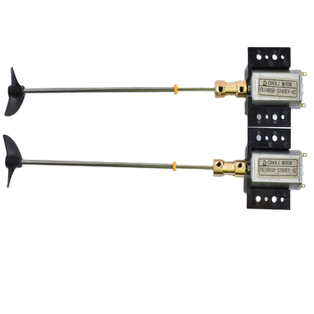 DingMotuo 3V-9V Strong Magnetic Motor Kit 180 Motors+15cm Drive Shaft+CW CCW D30 Propeller+2to2mm Couplings for RC Jet Boats (Size : Motor)