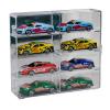 1/64 Scale Matchboxes Toy Car Display Box, 8 Grid Car Model Display Box, Clear Display Box with Clear Snap On Dust Cover for Car Model view 1