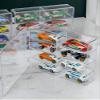 1/64 Scale Matchboxes Toy Car Display Box, 8 Grid Car Model Display Box, Clear Display Box with Clear Snap On Dust Cover for Car Model view 4
