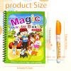 14 Pack Water Coloring Books,Water Doodle Book Toys,Reusable Water Painting Book for Toddlers,Educational Learning Kits Gifts,Best Birthday Gifts view 2
