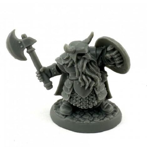 20329 Borin Ironbrow, Dwarf Fighter, Unpainted